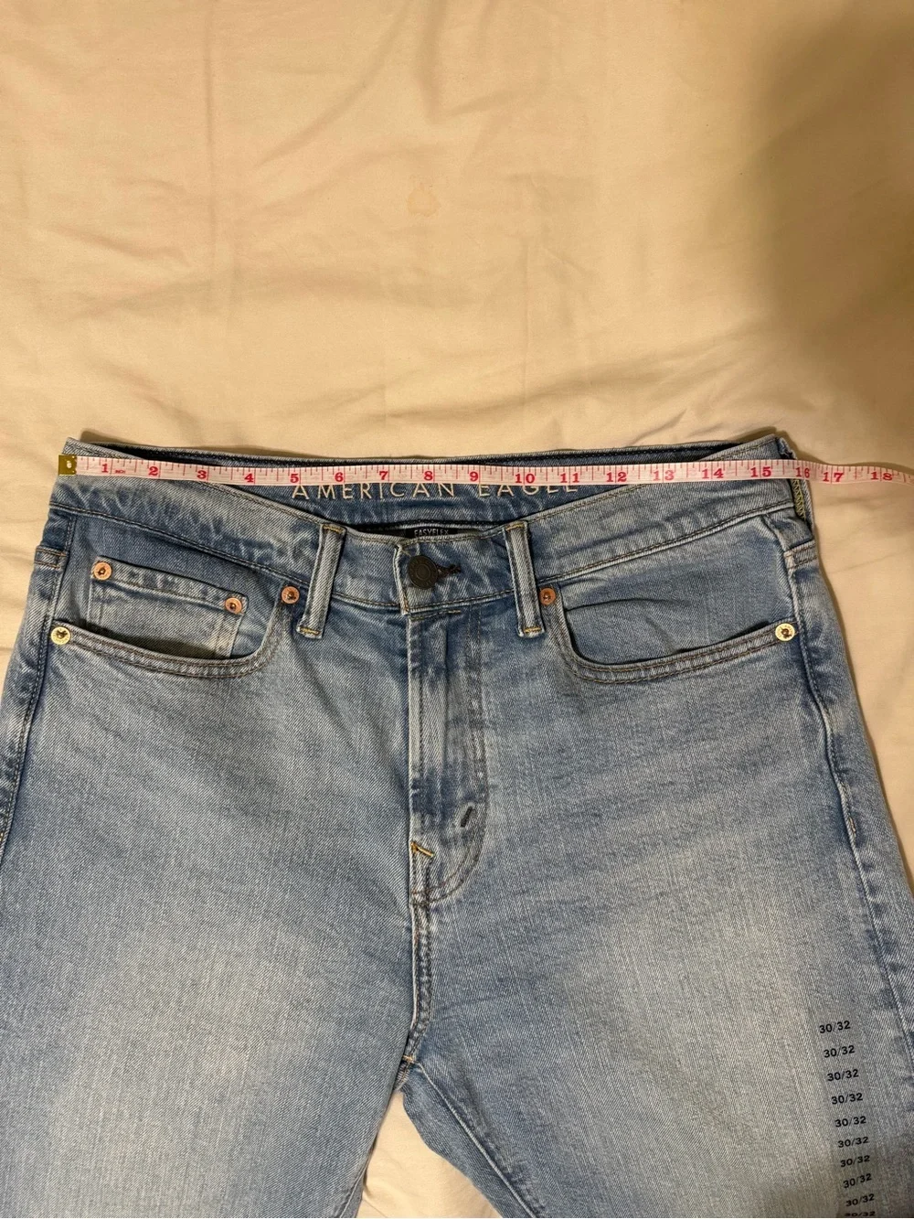 NWT AE Original Straight Jean in Pale Ocean // Men 30x32